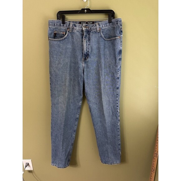 Vintage Guess‎ Jeans Classic 001 Men’s 38x32 (37x30) Tapered Straight Y2K USA - Picture 1 of 10